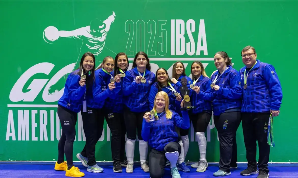 Brasil é campeão das Américas no goalball