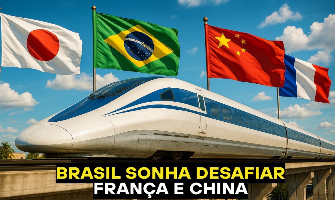 Japão já atingiu 603 km/h com trens de levitação magnética
