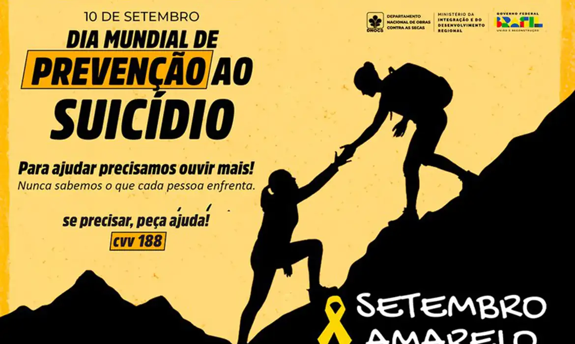 Governo institui dias de prevenção do suicídio
