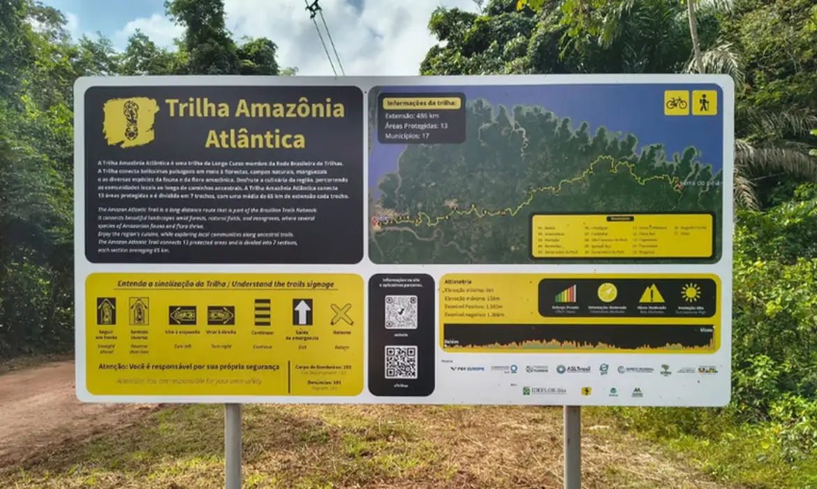 Com 468 km, Trilha Amazônia Atlântica