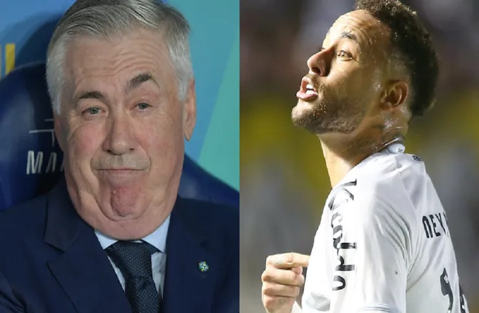 Ancelotti admite convocar Neymar e revela 4 vagas abertas