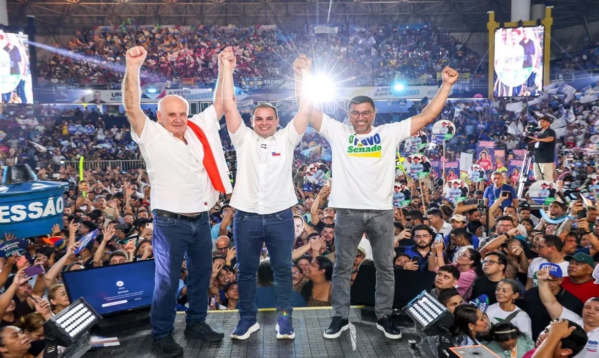 O governador Roberto Cidade lança sua candidatura à reeleição